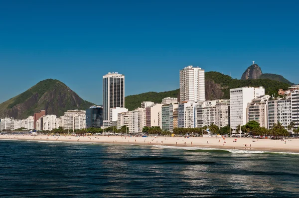 Plaży Copacabana w rio de janeiro — Zdjęcie stockowe