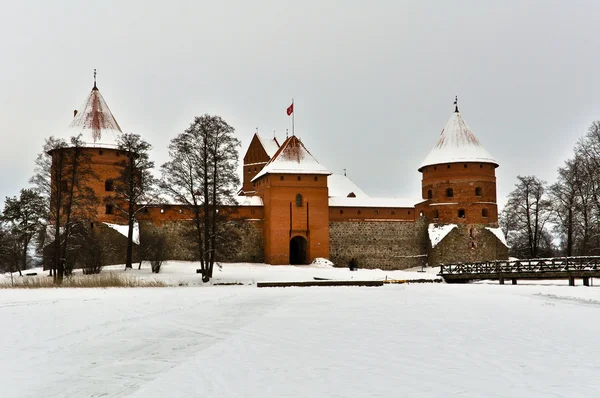 Hermoso castillo de Trakai — Foto de Stock