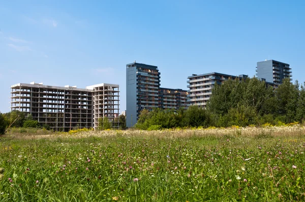 Appartement gebouwen in Vilnius stad — Stockfoto
