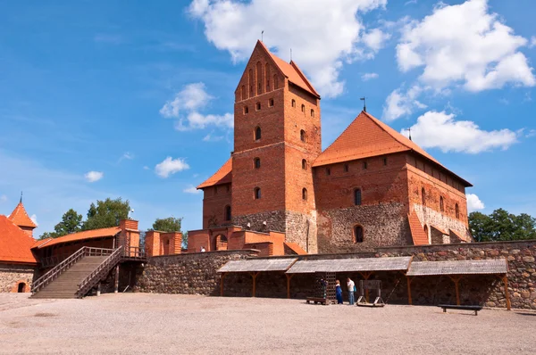 Castelo de trakai perto de vilnius — Fotografia de Stock