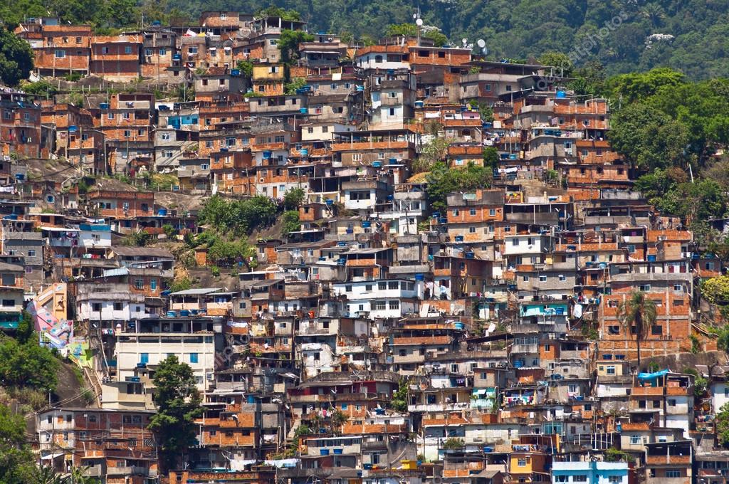 Skyline Of Rio De Janeiro Slums Stock Photo By C Dabldy