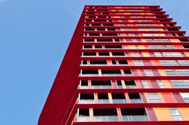 Modern apartment building in Rotterdam