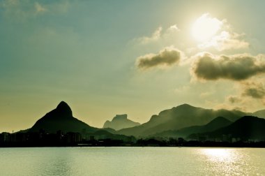 Rio de Janeiro Mountain Landscape clipart