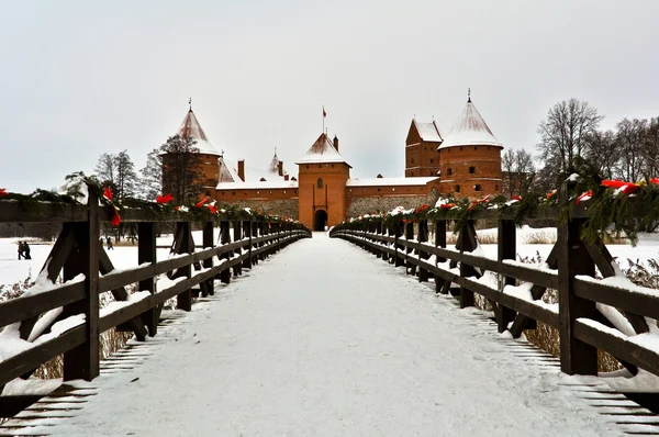 Hermoso castillo de Trakai — Foto de Stock