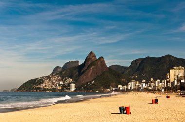 Ipanema Plajı güneşli yaz gün