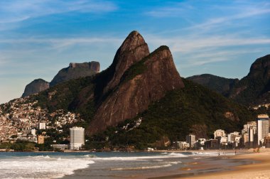 Ipanema Plajı güneşli yaz gün