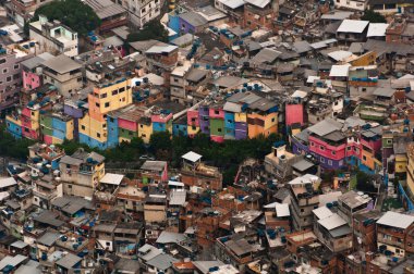 Favela da Rocinha gecekondu