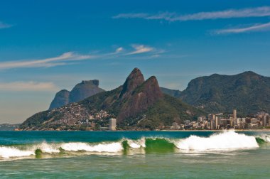 Ipanema Plajı güneşli yaz gün