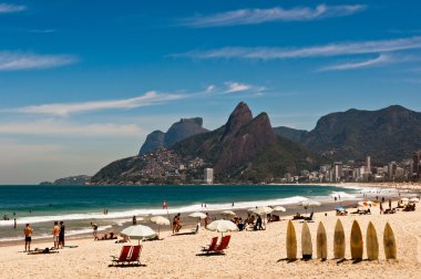 Ipanema Plajı güneşli bir günde