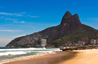 Ipanema Plajı güneşli yaz gün