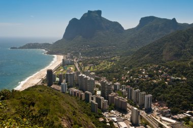 Favela da Rocinha havadan görünümü