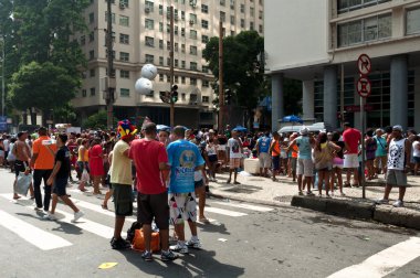 Revellers on Rio's largest carnival