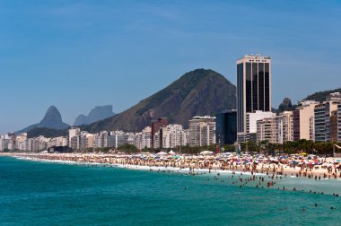 Copacabana Plajı'insanlar zevk almak