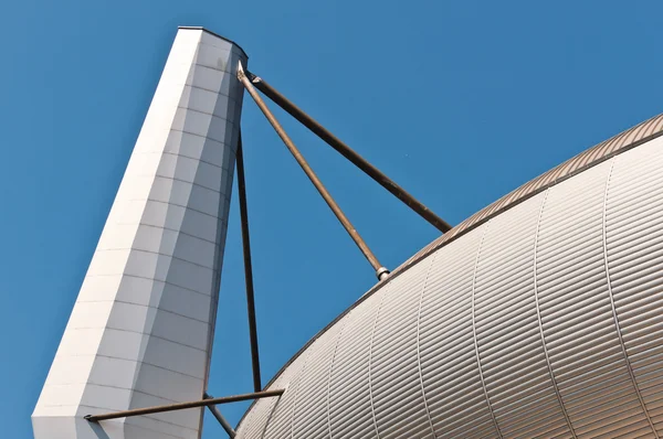 Detalhe arquitetônico de um edifício moderno — Fotografia de Stock