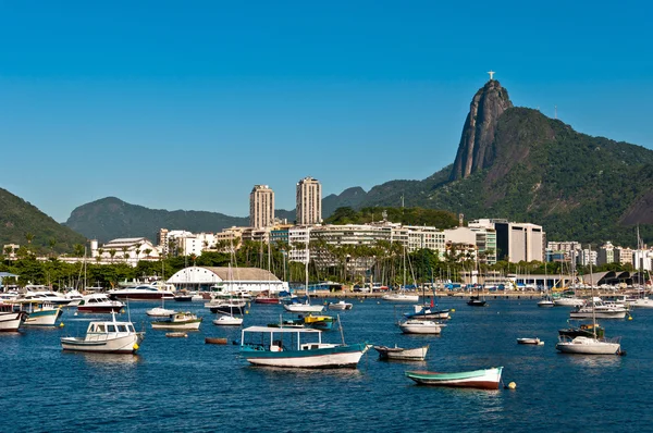 Toeristische boten in Botafogo Bay — Stockfoto