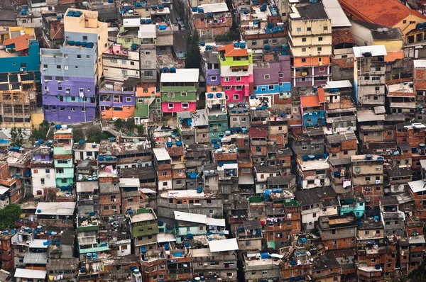 Фавела da Rocinha трущоб — стокове фото