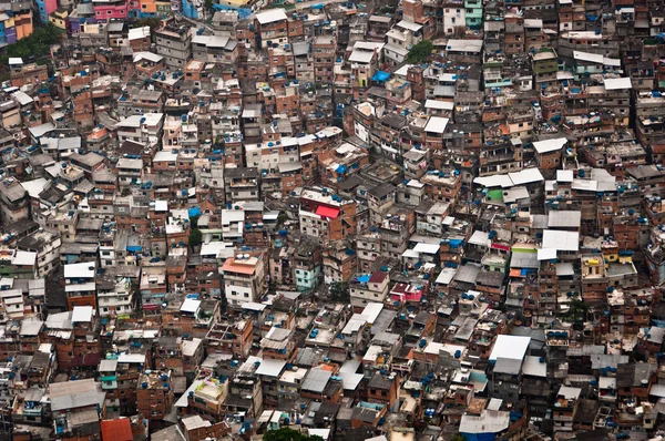 Фавела da Rocinha трущоб — стокове фото