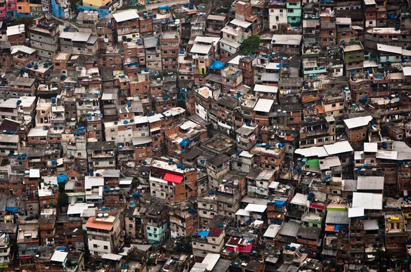 大的贫民区 Rocinha 贫民窟 — 图库照片