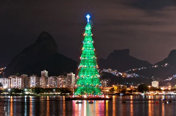 Noel ağacı Rio de Janeiro — Stok fotoğraf