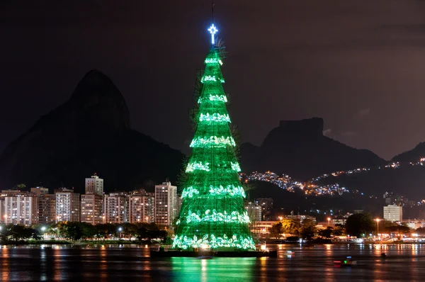 Árbol de Navidad en Río de Janeiro — Foto de Stock