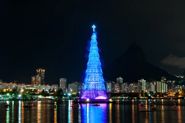Рождественская елка в Рио-де-Жанейро — стоковое фото