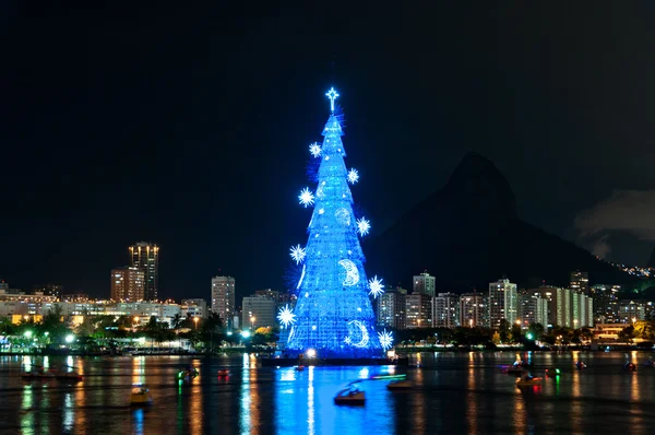 Árbol de Navidad en Río de Janeiro — Foto de Stock