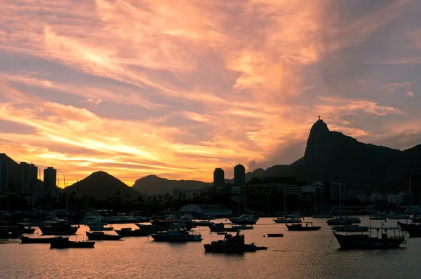 View of Sunset from Urca — Stock Photo, Image