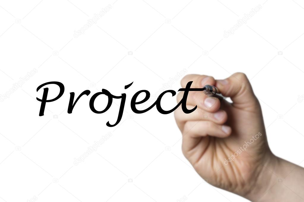 Project written by a hand