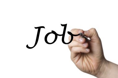 İş bir el tarafından yazılmış