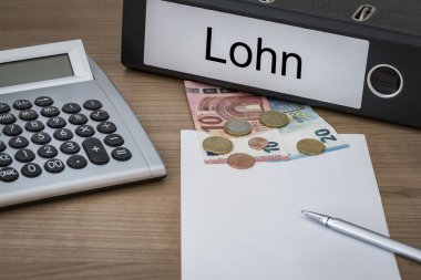Bir cilt üzerinde yazılı Lohn