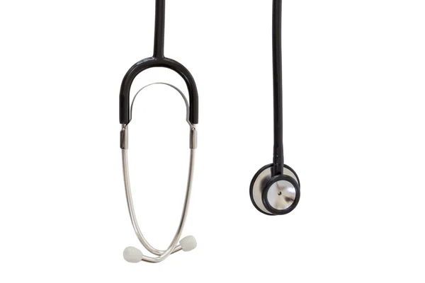 Stetoskop på vit — Stockfoto