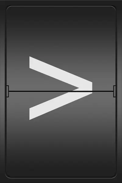 Angle bracket on a mechanical leter indicator — Stock Photo, Image