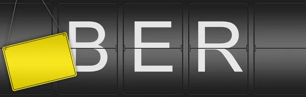 BER znak — Zdjęcie stockowe