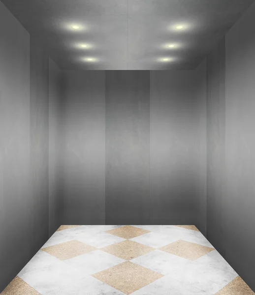现代电梯内部 — 图库照片
