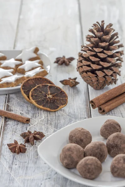 Pasteles y dulces de Navidad —  Fotos de Stock