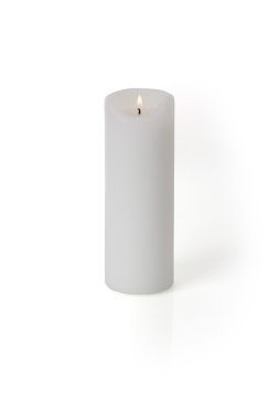 Candle on white clipart
