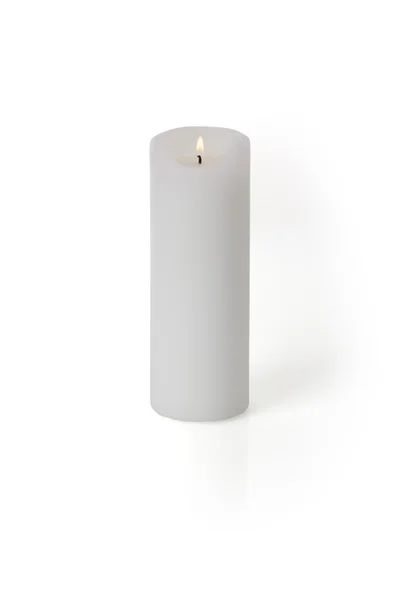 Κερί σε λευκό — Φωτογραφία Αρχείου