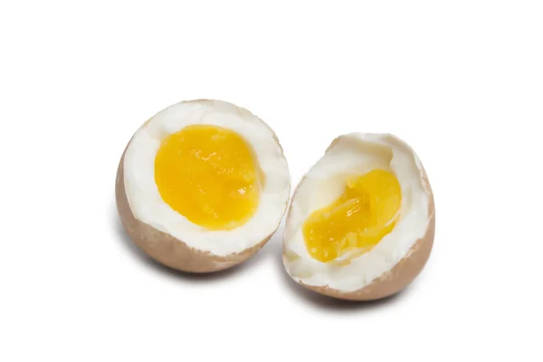 Boiled Egg splitted in two half — Stock Photo, Image