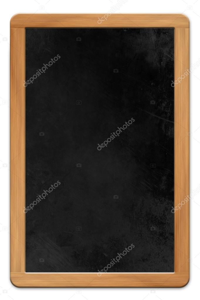 Blank framed blackboard 