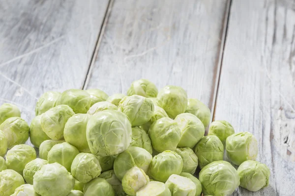 Brussels sprouts on Table — Stock Photo, Image