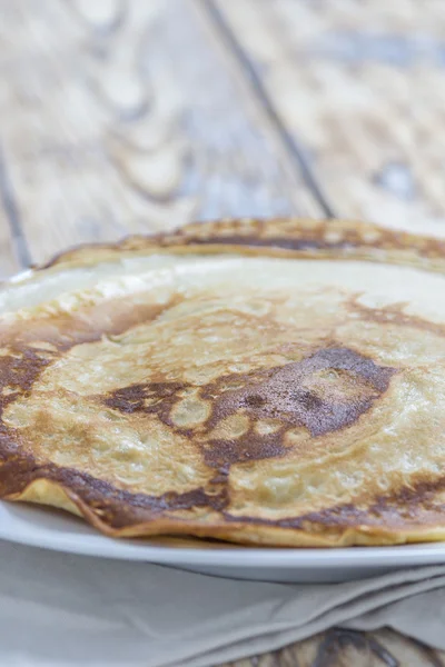 Plate with Pancakes — Stock Photo, Image