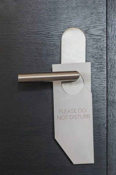 Hotel Door sign do not disturb en Royalty Free Stock Images