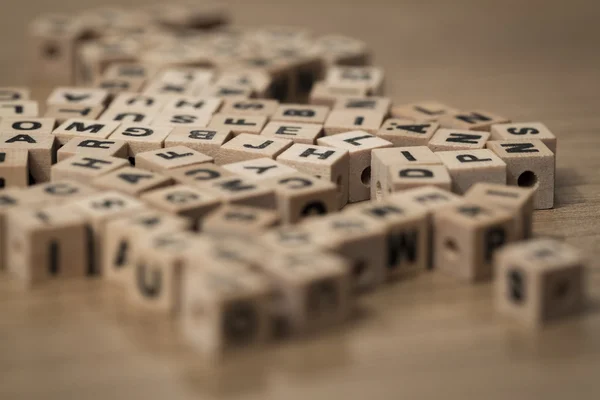 Wooden cubes — Stock Photo, Image