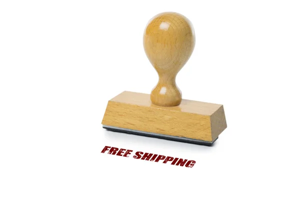 Free Shipping Rubber Stamp — Stock Photo, Image