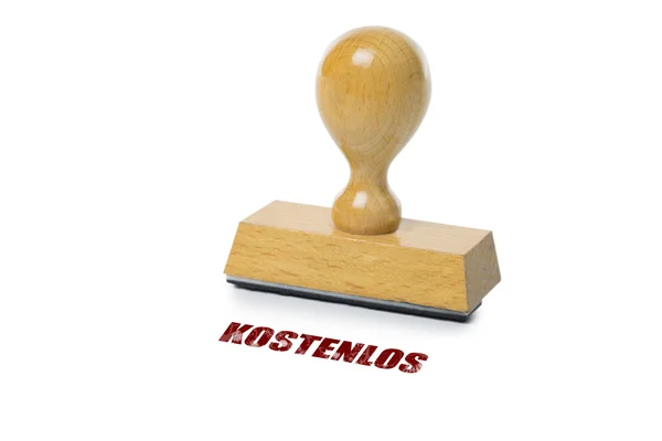 Резиновая марка Костенлоса — стоковое фото