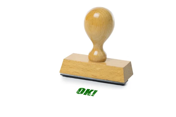 Ok Rubber Stamp — Stock Photo, Image