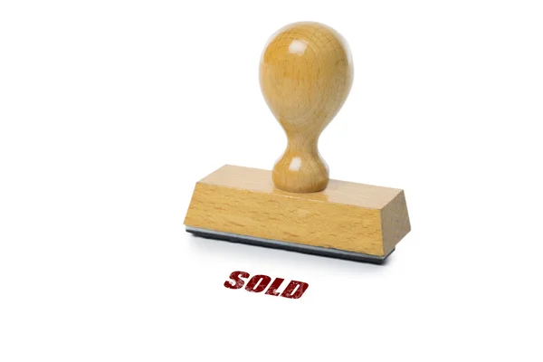 Sold Rubber Stamp — Stock Photo, Image