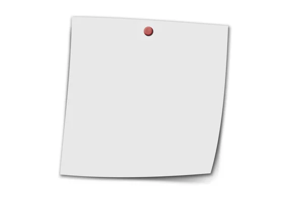 Blank memo sheet — Stock Photo, Image