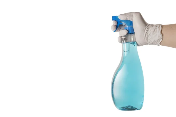 Glass cleaner bottle — Stock Photo, Image