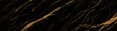 Sarı damarlı siyah mermer arkaplan